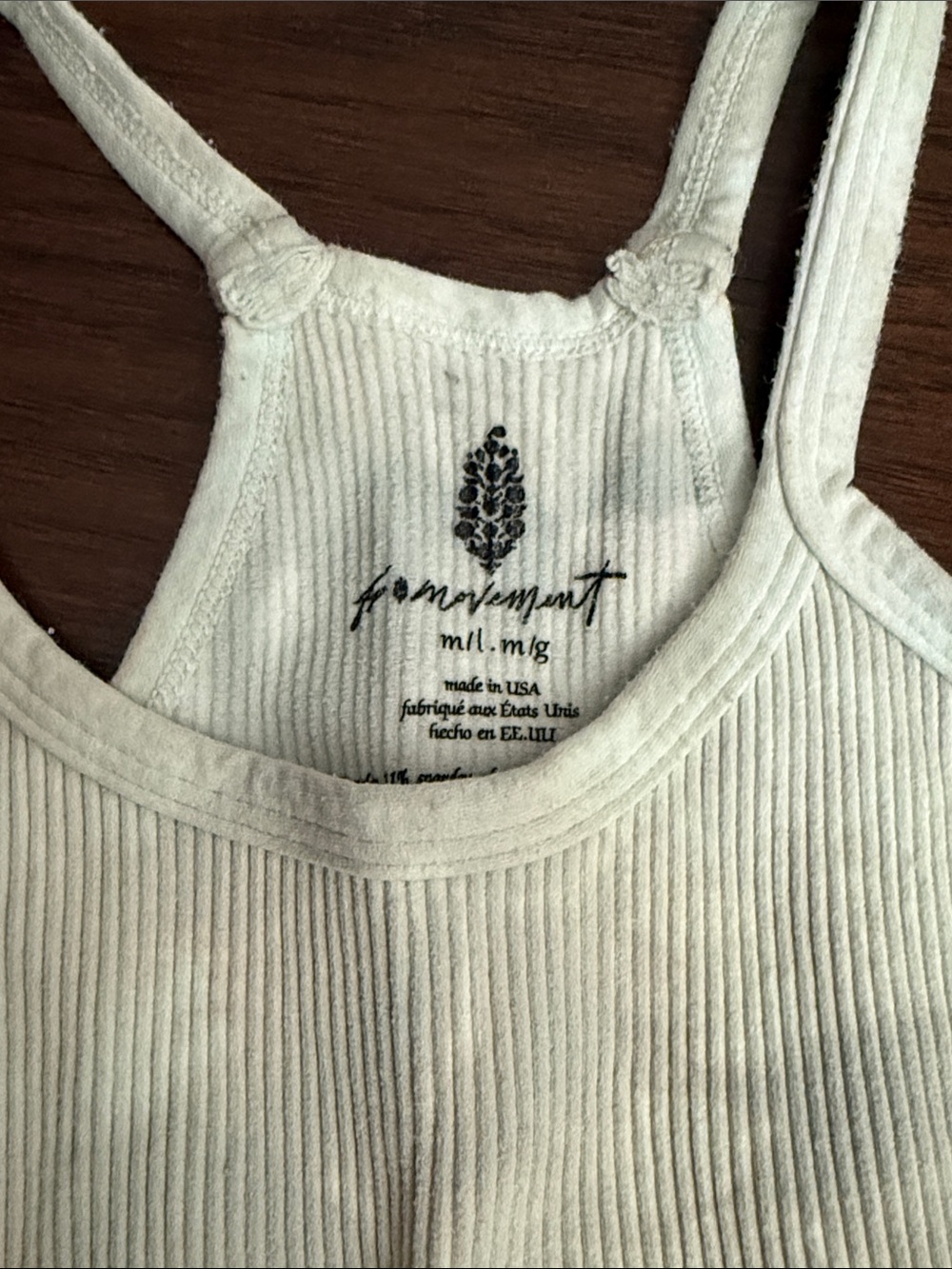 Free People Cropped Ribbed Halter Tank Tops in Yellow, Pink, White, Tie-Dye - Picture 6 of 6